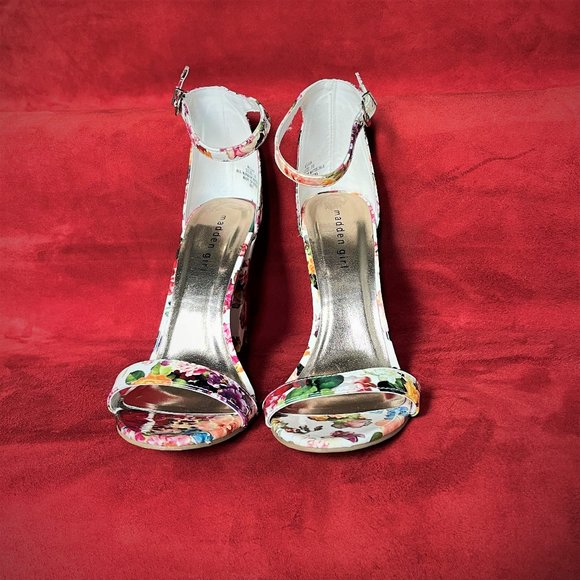 Floral Women's Heels - Picture 1 of 8